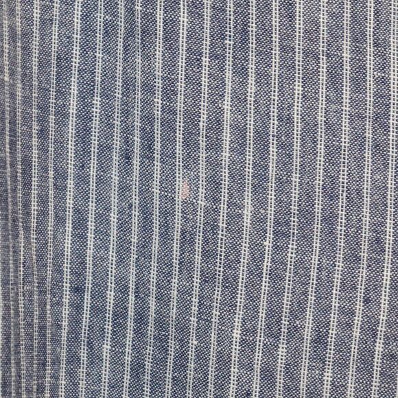 Ellen Tracy 100% Linen Stripe Pants M - Picture 7 of 9